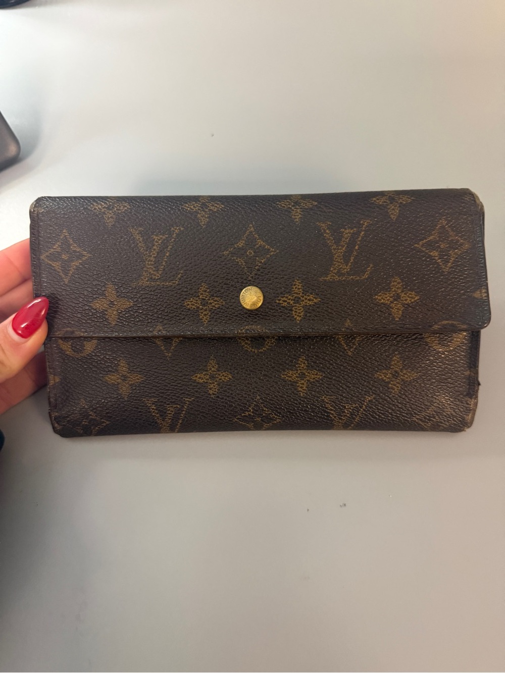 Authentic Vintage Louis Vuitton Monogram Canvas Continental Wallet